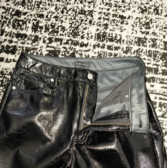 Hunter & Brown Black Faux Leather Pants - Size Medium - NWOT - Picture 13 of 15